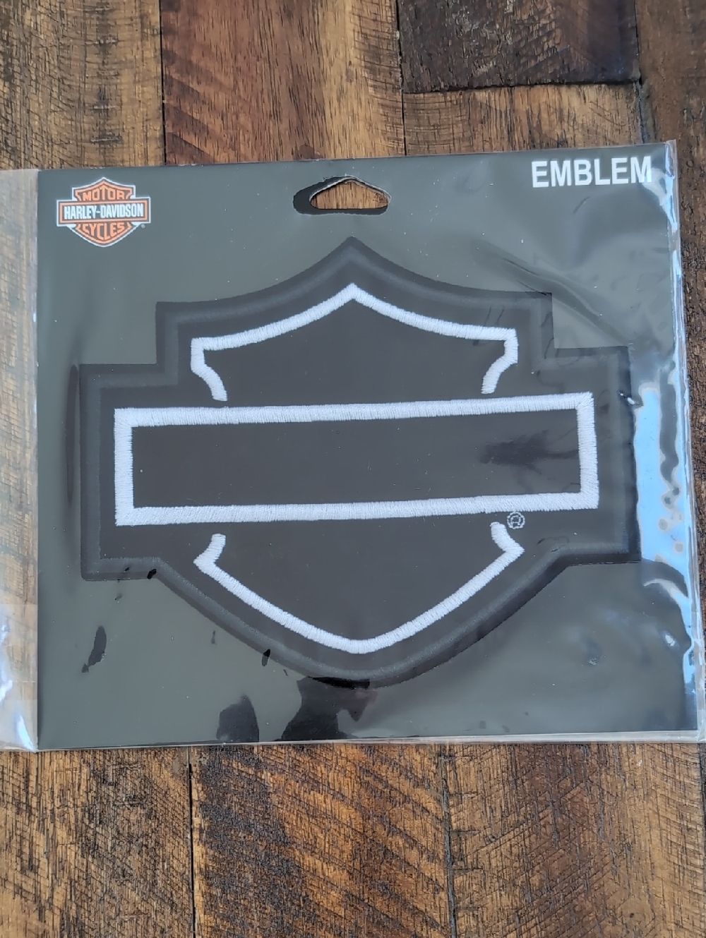 Harley-Davidson Black and White Shield Patch